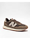 New Balance Lifestyle 237 Light Brown & Maroon Shoes - Thumbnail image 1 of 4