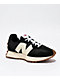 New Balance Lifestyle 327 Black, White & Mineral Red Shoes - Thumbnail image 1 of 5