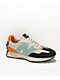 New Balance Lifestyle 327 Moonbeam, Orange, & Blue Shoes - Thumbnail image 1 of 4
