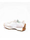 New Balance Lifestyle 327 Moonbeam & Blue Shoes - Thumbnail image 2 of 5