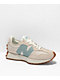 New Balance Lifestyle 327 Moonbeam & Storm Blue Shoes - Thumbnail image 1 of 4