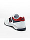 New Balance Lifestyle 480 White, Blue & Red Shoes - Thumbnail image 2 of 5