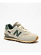 New Balance Lifestyle 574 Calcium, Green, & New Spruce Shoes - Thumbnail image 1 of 6