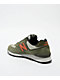 New Balance Lifestyle 574 Dark Olivine & Infield Clay Shoes - Thumbnail image 2 of 5