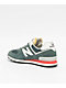 New Balance Lifestyle 574 Spruce & Sea Salt Shoes - Thumbnail image 2 of 2