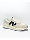 New Balance Lifestyle 5740 Sea Salt & Black Shoes - Thumbnail image 1 of 4