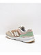 New Balance Lifestyle 997 Tan & Pink Shoes - Thumbnail image 2 of 4