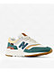New Balance Lifestyle 997H Sea Salt & New Spruce Shoes - Thumbnail image 1 of 4