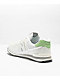 New Balance Lifestyle Kids 574 Reflection White & Avocado Green Shoes - Thumbnail image 2 of 6