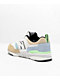 New Balance Lifestyle Kids 997H White & Bright Sky Shoes - Thumbnail image 2 of 4