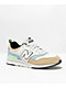 New Balance Lifestyle Kids 997H White & Bright Sky Shoes - Thumbnail image 1 of 4