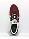 New Balance Numeric 272 Burgundy & White Skate shoes - Thumbnail image 3 of 5
