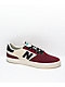 New Balance Numeric 272 Burgundy & White Skate shoes - Thumbnail image 1 of 5