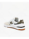 New Balance Numeric 306 Cup Jamie Foy White & Olive Skate Shoes - Thumbnail image 2 of 5