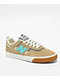 New Balance Numeric 306 Jamie Foy Tan, Teal & Gum Skate Shoes - Thumbnail image 1 of 5
