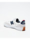 New Balance Numeric 340 White & Navy Skate Shoes - Thumbnail image 2 of 5