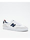 New Balance Numeric 340 White & Navy Skate Shoes - Thumbnail image 1 of 5