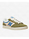 New Balance Numeric 430 Dark Olivine & Sea Stone Skate Shoes - Thumbnail image 1 of 4