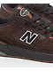 New Balance Numeric 933 Reynolds Brown & Black Skate Shoes - Thumbnail image 8 of 11