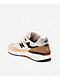 New Balance Numeric 933 Reynolds White & Brown Skate Shoes - Thumbnail image 2 of 5