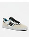 New Balance Numeric Jamie Foy 306 Grey & White Skate Shoes - Thumbnail image 1 of 6