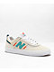 New Balance Numeric Kids 306 Jamie Foy Cream, Teal & Orange Skate Shoes - Thumbnail image 1 of 5