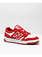 New Balance Numeric Kids 480 Red & White Skate Shoes - Thumbnail image 1 of 4