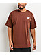 New Balance Numeric Small Logo Brown T-Shirt - Thumbnail image 1 of 2