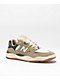 New Balance Numeric Tiago 1010 Tan & Green Skate Shoes - Thumbnail image 1 of 4