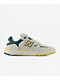 New Balance Numeric Tiago 1010 White & New Spruce Skate Shoes - Thumbnail image 2 of 4