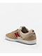 New Balance Numeric Westgate 508 Beige & Red Skate Shoes - Thumbnail image 2 of 6