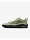 Nike Air Max Ishod Oil Green & Safety Orange Skate Shoes - Thumbnail image 2 of 5