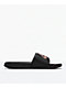Nike Benassi Black & Rose Gold Slide Sandals