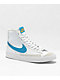Nike Blazer Mid '77 White, Blue & Yellow Leather Shoes - Thumbnail image 1 of 4
