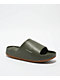 Nike Calm Medium Olive & Gum Slide Sandals - Thumbnail image 1 of 4