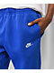 Nike Club Jogger Royal Blue Sweatpants - Thumbnail image 3 of 4