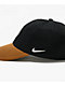 Nike Club Waffle Bill Black & Brown Strapback Hat - Thumbnail image 4 of 4