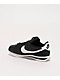 Nike Cortez Textile Black & White Shoes - Thumbnail image 2 of 4