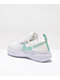 Nike Court Vision Alta TXT White & Light Dew Shoes - Thumbnail image 2 of 4