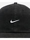 Nike Dad Unstructured Black Denim Strapback Hat - Thumbnail image 3 of 4