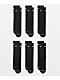 Nike Everyday Elevated Black 6 Pack Crew Socks - Thumbnail image 1 of 4