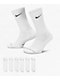 Nike Everyday Elevated White 6 Pack Crew Socks - Thumbnail image 4 of 9