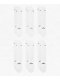 Nike Everyday Elevated White 6 Pack Crew Socks - Thumbnail image 2 of 9