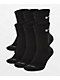 Nike Everyday Plus 6 Pack Black Crew Socks - Thumbnail image 1 of 2