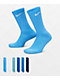 Nike Everyday Plus Cushioned Blue Tint 6 Pack Crew Socks - Thumbnail image 4 of 4