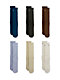 Nike Everyday Plush Cushioned Brown & Blue 6 Pack Crew Socks - Thumbnail image 2 of 2