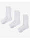 Nike Everyday Tonal 3 Pack White Crew Socks - Thumbnail image 1 of 2