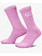 Nike Everyday VDay Pink Crew Socks - Thumbnail image 1 of 3