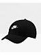 Nike Heritage86 Futura Black Strapback Hat - Thumbnail image 1 of 2