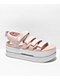Nike Icon Pink & White Platform Sandals - Thumbnail image 1 of 4